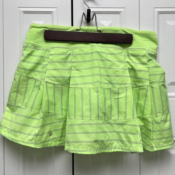 Lululemon Pace Rival Tennis Skirt with Shorts Clear Mint Size 10 - Picture 1 of 2